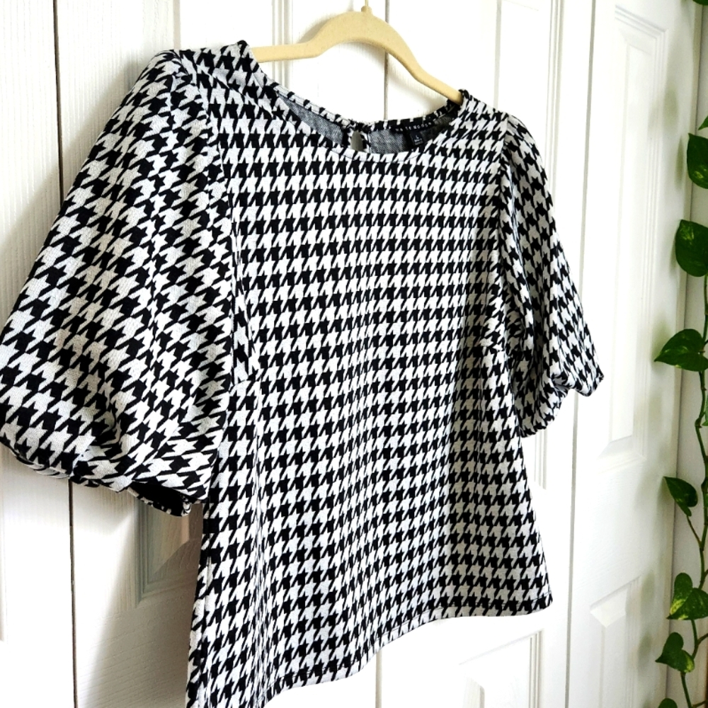 Hate Monde L Puff Sleeves Blouse